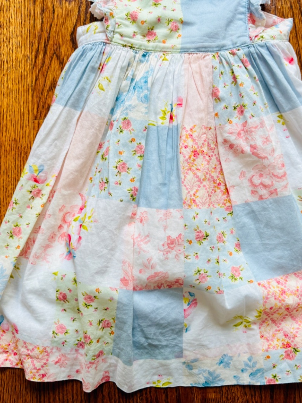 Polo by Ralph Lauren polo girl ruffle floral dress with NWT H and M stockings - Picture 3 of 9